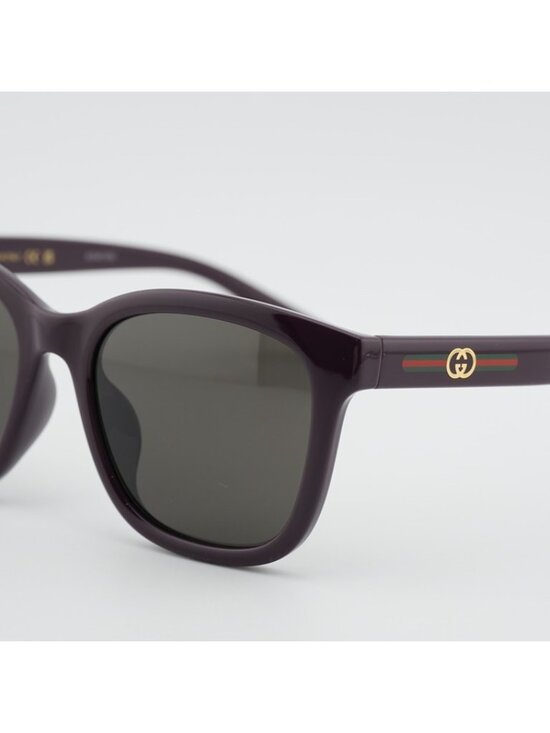 Gucci GG1984SK 004 Unisex Sunglasses Violet Square Frame, Grey Lenses main image 5